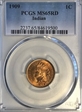 1909 1C Indian MS65RD