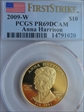 2009-W $10 Anna Harrison First Strike PR69DCAM