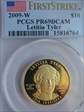 2009-W $10 Letitia Tyler First Strike PR69DCAM