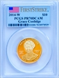 2014-W $10 Grace Coolidge First Strike PR70DCAM