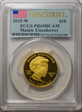 2015-W $10 Mamie Eisenhower First Strike PR69DCAM
