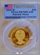 2016-W $10 Patricia Nixon  First Strike PR70DCAM