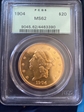1904 $20 MS62