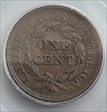 1856 1C Slanted 5 AU50BN