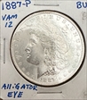 1887 $1 VAM 12, Alligator Eye N1