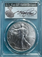 2018-W $1 Burnished Silver Eagle First Strike Cleveland Minuteman SP70