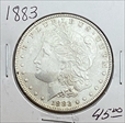 1883 $1 Morgan Silver Dollar XF