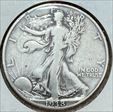 1938-D $.50 Liberty Walking Half Dollar VF-20