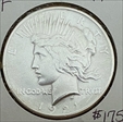 1921 $1 Peace Silver Dollar VF