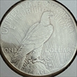 1927 $1 Peace Silver Dollar AU50+