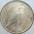 1924 $1 Peace Silver Dollar AU50