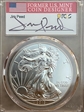 2012 $1 Silver Eagle  Jim Peed Signature MS70