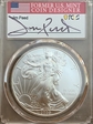 2009 $1 Silver Eagle Jim Peed Signature MS70