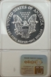 1991 $1 Silver American Eagle NGC # 154262-019 MS69