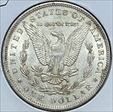 1891 $1 Morgan Silver Dollar  CH. AU+