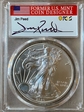 2020-(P) $1 Silver Eagle - Emergency Issue Struck at Philadelphia First Day of Issue Jim Peed MS70