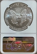 1992 $1 American Silver Eagle NGC # 6021569-212 MS69 