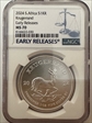 2024 S1KR Silver Krugerrand Early Releases NGC #  MS70