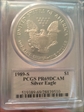 1989-S $1 Silver Eagle Mercanti Signature PR69DCAM