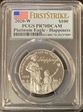 2020-W $100 Platinum Eagle - Happiness First Strike PR70DCAM