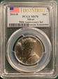 2014-D 50C Silver 50th Anniversary Set First Strike MS70