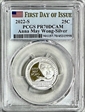 2022-S 25C Anna May Wong-Silver First Day of Issue PR70DCAM