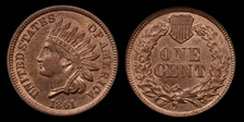 1861 1C MS63
