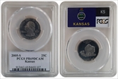 2005-S 25C Kansas PR69DCAM