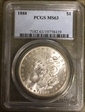 1888 $1 MS63