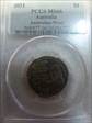 2011 $1 Australian Wool MS66
