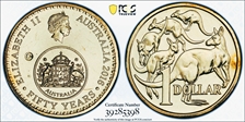 2016-C $1 50 Yrs Decimal Currency Canberra Counterstamp MS66