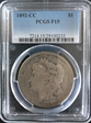 1892-CC $1 F15