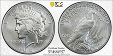 2024 $1 Peace Dollar MS70