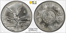 2017-Mo Onza Libertad Ag MS69
