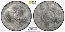 2022-Mo Onza Libertad Ag MS69