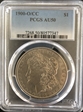 1900-O/CC $1 AU50