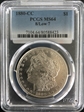 1880-CC $1 8/Low 7 MS64