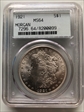 1921 $1 Morgan MS64