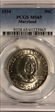 1934 50C Maryland MS65