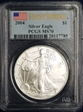 2004 $1 Silver Eagle First Strike MS70