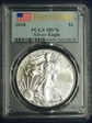 2018 $1 Silver Eagle First Strike MS70