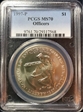 1997-P $1 Officers MS70