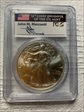 2014 $1 Silver Eagle First Strike Mercanti Signature MS70