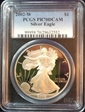 2002-W $1 Silver Eagle PR70DCAM