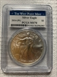 2014-(W) $1 Silver Eagle Struck at West Point MS70