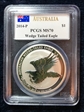 2014-P $1 Wedge Tailed Eagle Mercanti Signature MS70