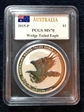 2015-P $1 Wedge Tailed Eagle Mercanti Signature MS70