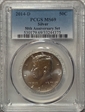 2014-D 50C Silver, 50th Anniversary Set MS69