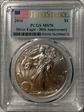 2016 $1 Silver Eagle Silver Eagle - 30th Anniversary First Strike MS70