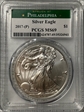 2017-(P) $1 Silver Eagle Struck at Philadelphia MS69